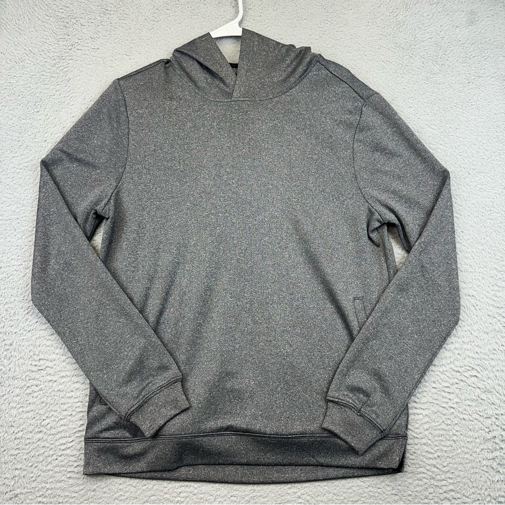 Graham Luxe Golf Hoodie Mens Small Gray Hatch Polyester Casual Outdoor Hooded